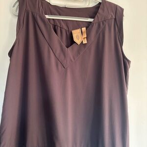 Indygena Spirt Dress in Deep Plum w/Cap Sleeves
